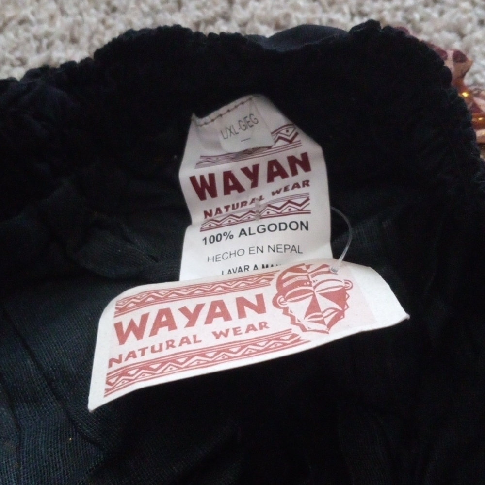WAYAN natural wear 100% algodon L/XL, Playa Del Carmen - Picture 3 of 7